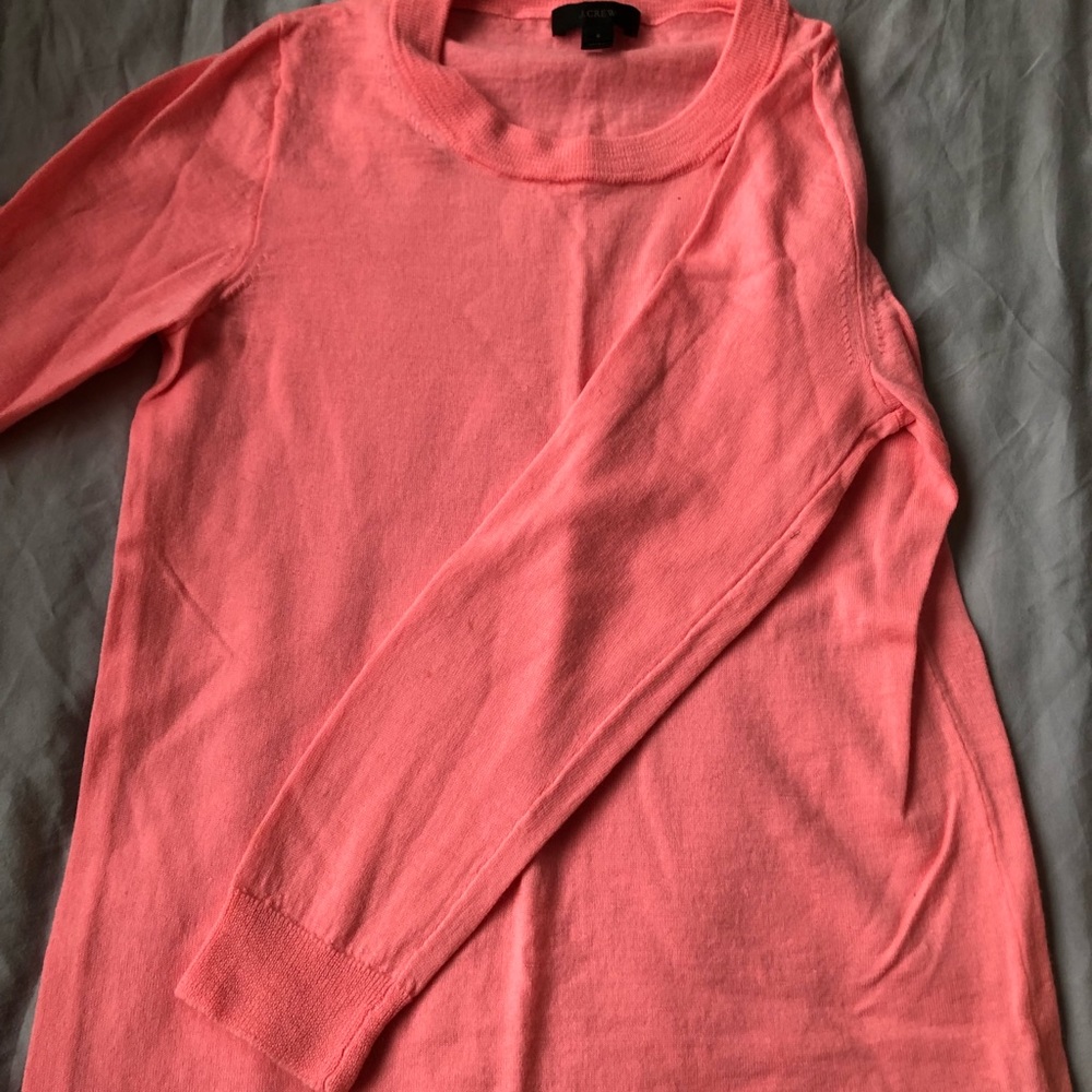 J.crew pink sweater
